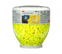 3M™ E-A-R Soft™ Sarı Neon Kulak Tıkaçları, Dolum Kutusu,PD-01-002 (36 DB)